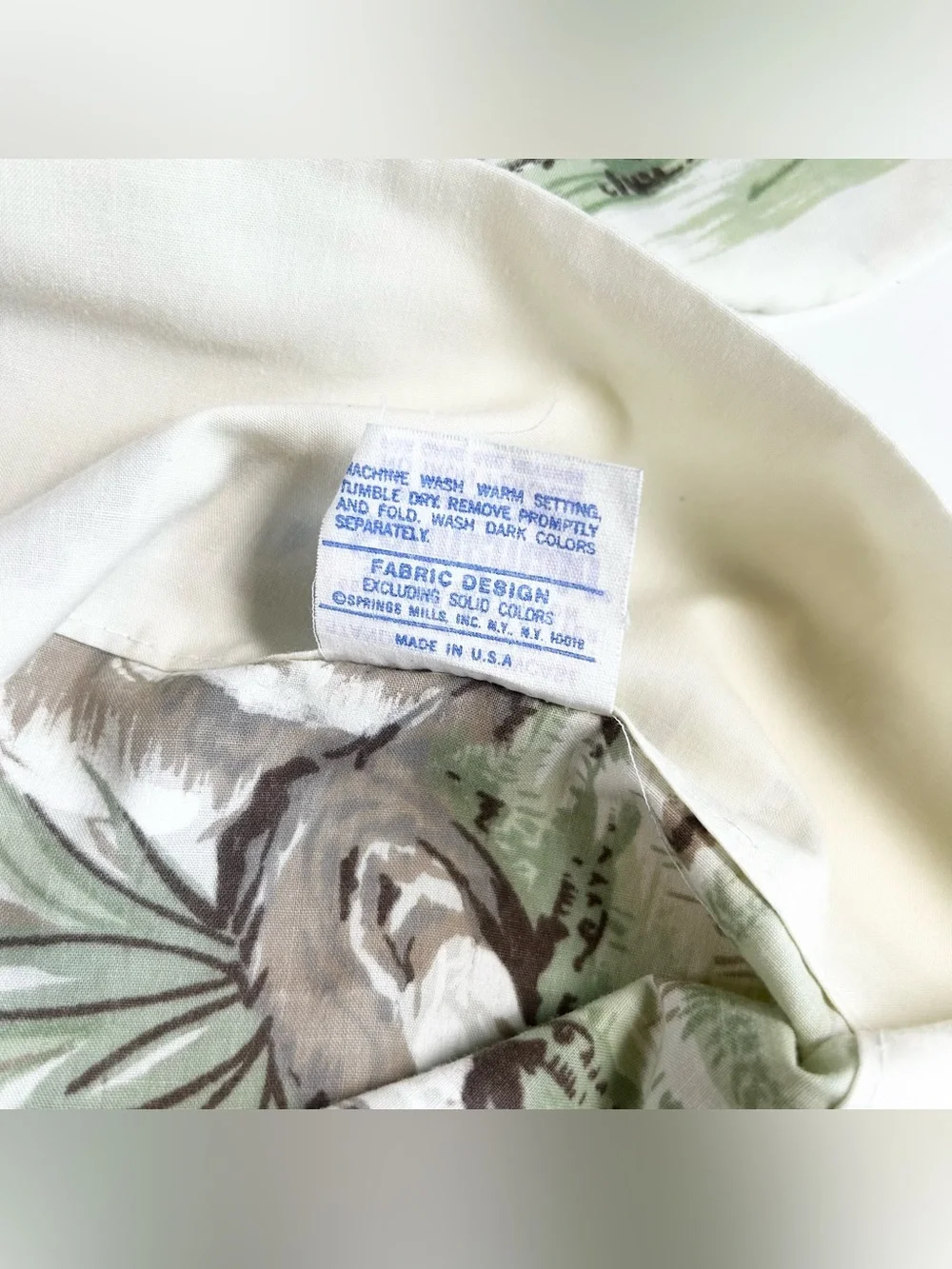 Vintage Springmaid Standard Pillowcase Lot of 2 - Percale - US Made